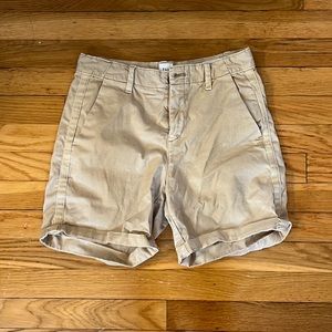 Tan shorts GAP